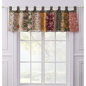 Greenland Home Antique Chic 21"X84" Cotton Window Patchwork Valance Multicolor